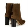 Fashion Spring Autumn Short Boots Women's Comfortable Thick Heel Suede Fringed Zipper Solid Color Casual Commuter Shoes Ankle Boots