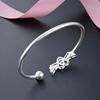 Корейский креативный индивидуальный серебряный браслет для ног, аксессуары S990, серебряный браслет с цирконом, женские популярные модные украшения