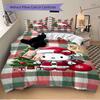 3Pcs Christmas Hello Kitty Santa Bedding Sets For All Sizes New 3D Printed Bed Cover Comforter Duvet Cover Pillowcase Bedroom Decoration