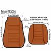 Non-Slip Car Heightening Cushion High Density Sponge Auto Seat Cushion  Car Interior