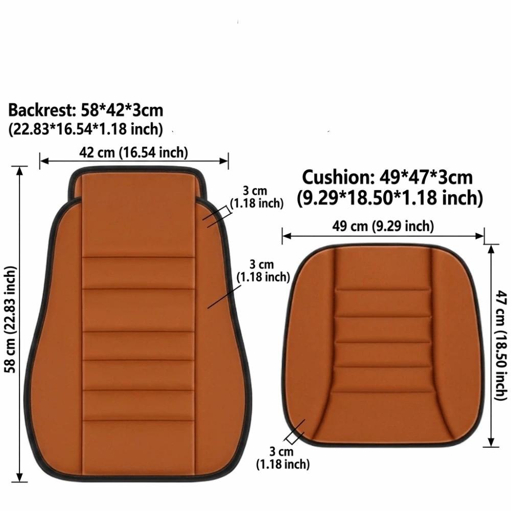 Non-Slip Car Heightening Cushion High Density Sponge Auto Seat Cushion Car Interior