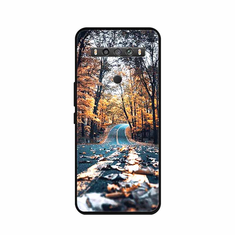 Для TCL 10 5G UW Чехол Животные Силикон ТПУ Мягкая Крышка Телефон Coque Для TCL 10 SE TCL10 5G UW Capa Ударопрочный Мультяшный Волк Funda