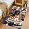 Grand Theft Auto Customize Your Name Area Rug Suitable for Decorate room Game Room Foyer Hallway Antislip Carpet Office home decor Spiritual Gift