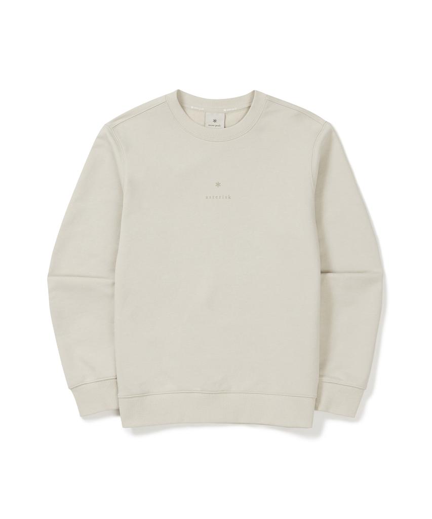 SNOWPEAK APPAREL Women'S Asterisk Sweatshirt (S25Swfht51) Light Beige