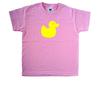 Rubber Ducky Pink Kids T-Shirt