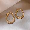 Новые блестящие серьги со стразами, классические геометрические круглые серьги-кольца, модные круглые украшения, женские аксессуары