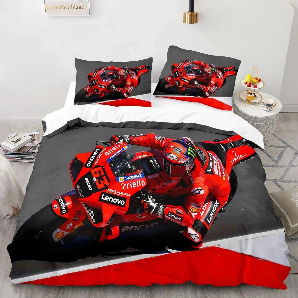 Hot Marquez 93 Bed Linen Marc Marquez 93 Bedding Set Printed With Pillowcase Bed Duvet Cover Single Double Queen Super King Size