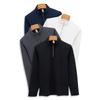Sweatshirt Long-sleeved Brushed Jinmu Men's T-shirt Sports Semi-zipper Sweatshirt Men