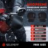 SELENEFF Motorcycle Steering Wheel Cover, Neoprene, Windproof, Cold Protection, Waterproof, One Size Fits Most,