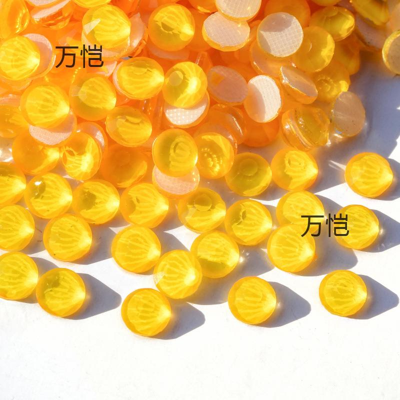 Серия Yellow Glass Hot Drill, Термоплавкий клей для нижней части кристалла, имитация австрийского горячего сверла, украшение для одежды своими руками из стразов