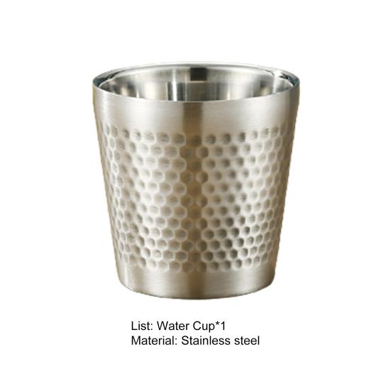 175 мл/300 мл пивная чашка, износостойкая, устойчивая к разрушению кружка для напитков из нержавеющей стали с двойными стенками для баров