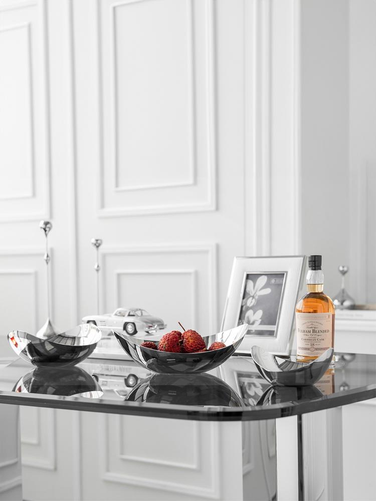 Поднос из нержавеющей стали Nordic, роскошная фруктовая чаша, металлические тарелки, блюда для конфет, десертов, закусок, украшения дома в отеле