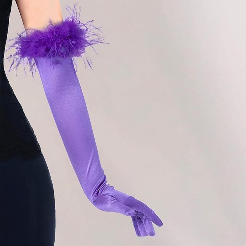 Взрослые перчатки с длинным рукавом Рождественское оперное шоу Свадебное вечернее платье Перчатки для вождения