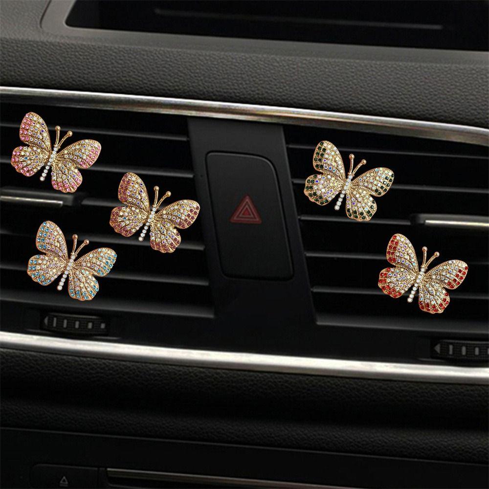 Woman -studded Air Outlet Decoration Car Perfume Clip Outlet Vent Clip Car Aromatherapy Clip