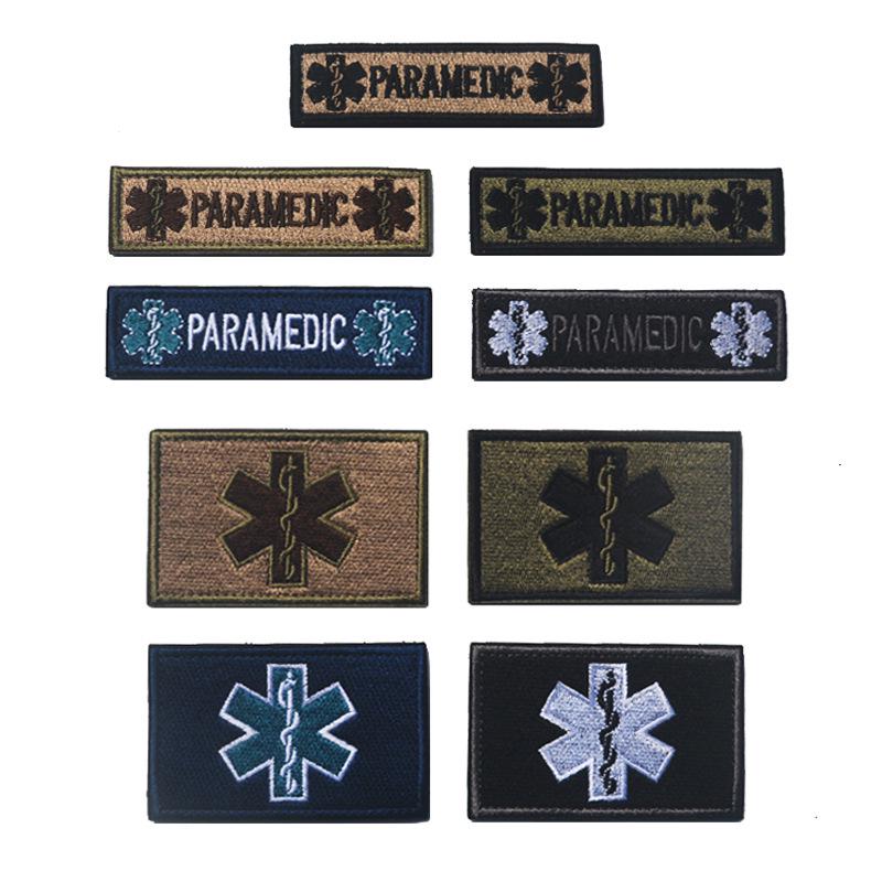 USA Star of Life EMT Paramedic Rescue Embroidered Velcro Arm Patch