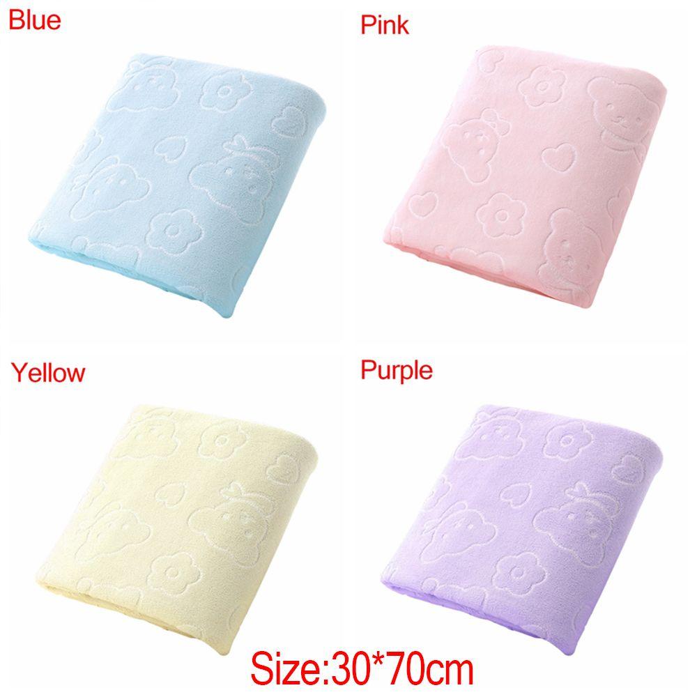 Soft Microfiber Bear Shape Towels Absorbent Dry Body Shower Cloth