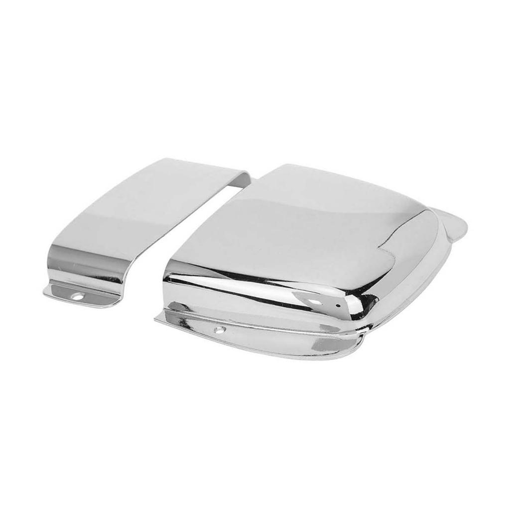 Комплект защитных чехлов для бриджа звукоснимателя из цинкового сплава для бас-гитары PB Electric Bass, серебристый