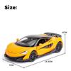 1/32 McLaren 600LT Super Sport игрушечная модель автомобиля литая металлическая миниатюрная модель транспортного средства со звуком и светом коллекция подарок для детей