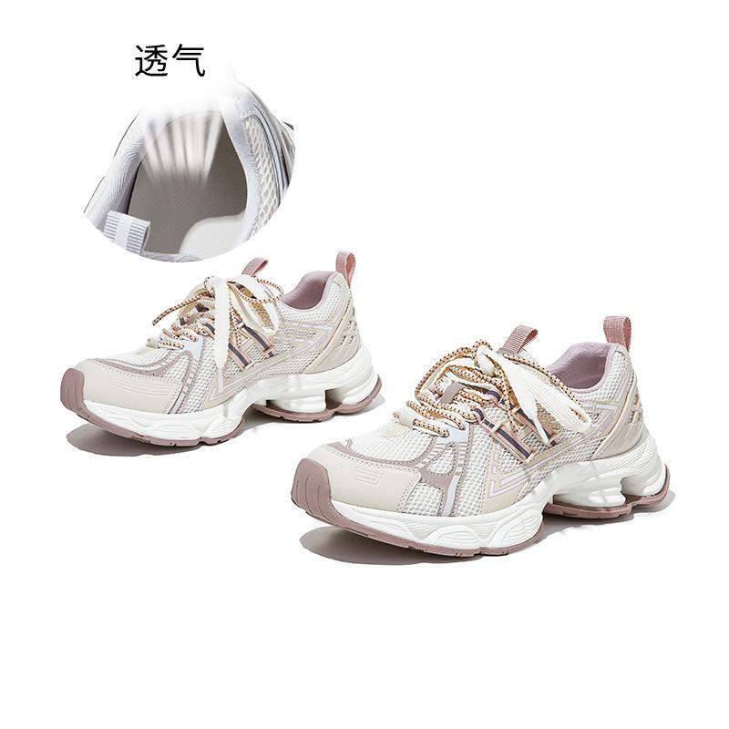 Suction film sole dad shoes 2026 spring shoes women's shoes platform shoes comfortable cool running shoes