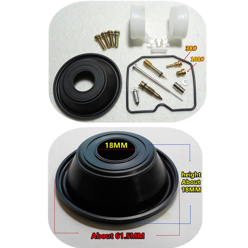 Комплект для ремонта и восстановления карбюратора, вакуумная диафрагма, поплавок для Kawasaki ZZR250/EX250H