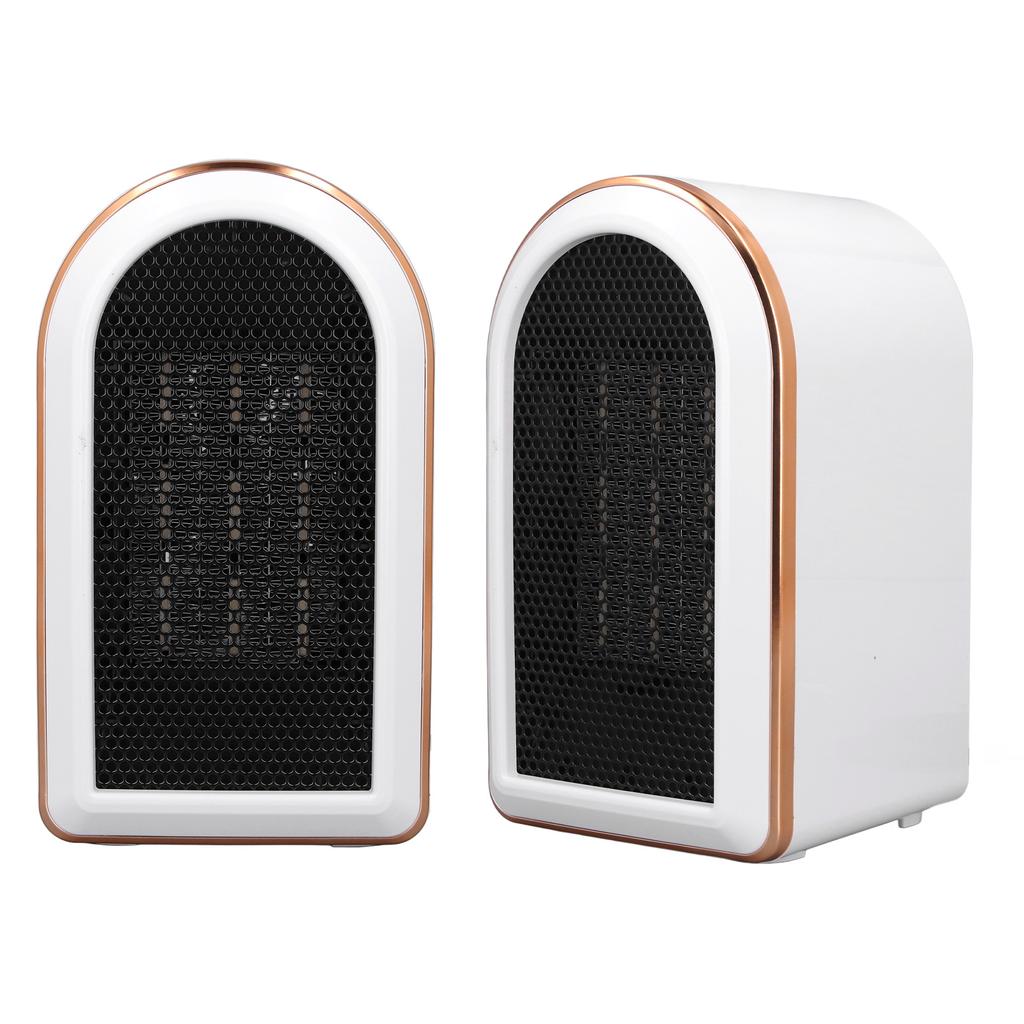 Настольный обогреватель PTC 1200 Вт, портативный электрический настольный обогреватель с быстрым нагревом, небольшой обогреватель с функцией перегрева и T