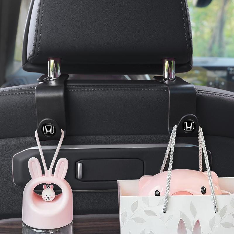 2Pcs Car Seat Back Hooks Storage Hanger Auto Accessories For Honda Civic Fit Jazz Accord Pilot CRV Odyssey Passport City HRV akn256