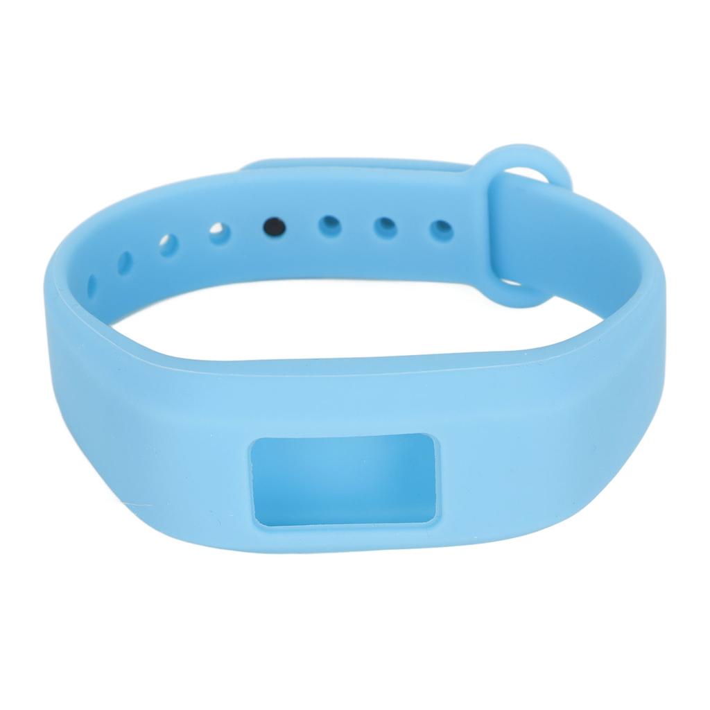 Silicone Watch Band Replacement Strap Adjustable Watch Wristband for Garmin Vivofit3Blue