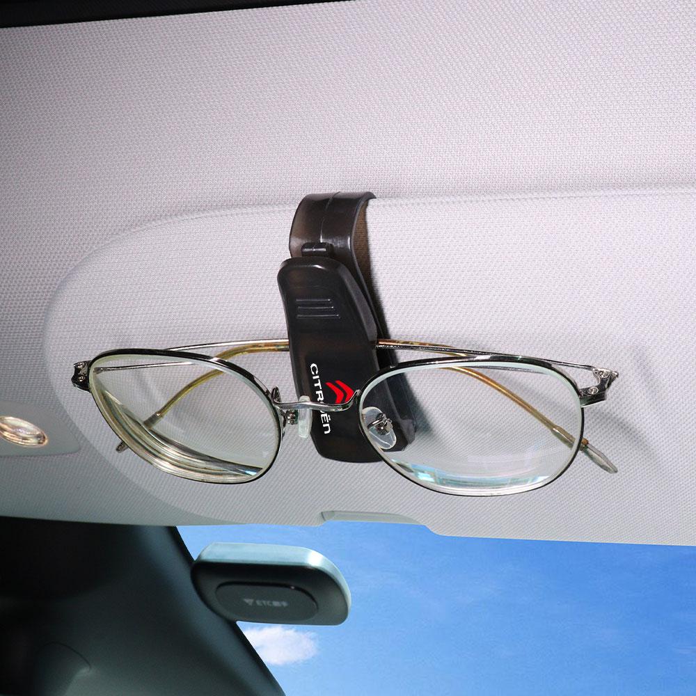 Universal ABS Car Visor glasses Clip Sunglasses Clip Card Ticket Clip Fastening Clip For Citroen C4L VTS C-ELYSEE C3-XR C5 DS C2 ajn256