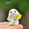 Rabbit Easter Figurine Micro Landscape Diy Home Decor Miniature Fairy Garden Ornament Decoration Accessories