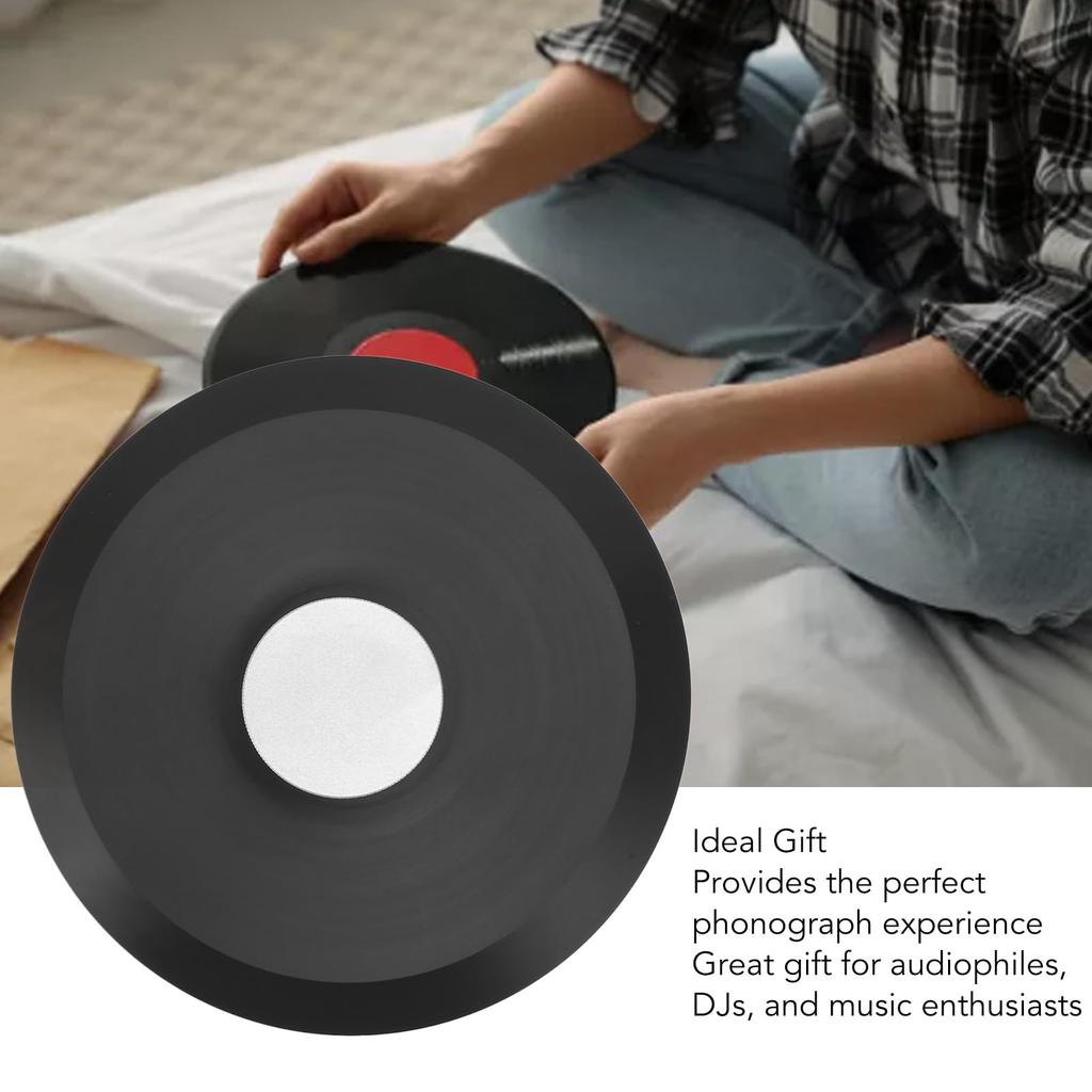 Стабилизатор веса пластинки для улучшения качества звука и снижения профессиональной вибрации, совместимый с проигрывателями компакт-дисков и динамиками, дизайн,