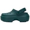 Lightweight Foot Pull Hole Shoes Women's Dark Green