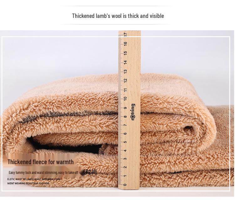 Northeast Women's Plus Size Thick Velvet Cuffed Sweatpants - Fashionable and Versatile for Autumn/Winter