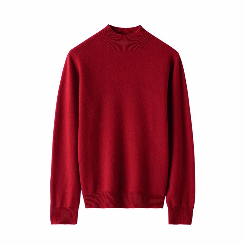 Women's Cashmere Sweater Qinghe Cashmere 100% Cashmere Women's Autumn and Winter Cashmere Sweater Soft and Warm