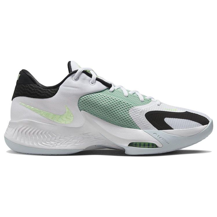 Nike Zoom Freak 4 EP Grecic Coastline Мужские кроссовки Белый Черный Barely-Volt DJ6148-100