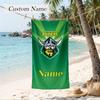 Canberra Raiders Custom Name Printed Beach Towel Personalized Soft Towel For Swimming Beach Travel