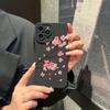 Розовый чехол с цветами сакуры для Samsung Galaxy A16 A06 A26 A33 A56 A34 S25 S24 S23 S22 S21 Ultra Plus FE Силиконовый мягкий чехол
