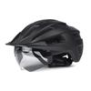 New racing road bike riding helmet mountain bike helmet with goggles brim bike helmet