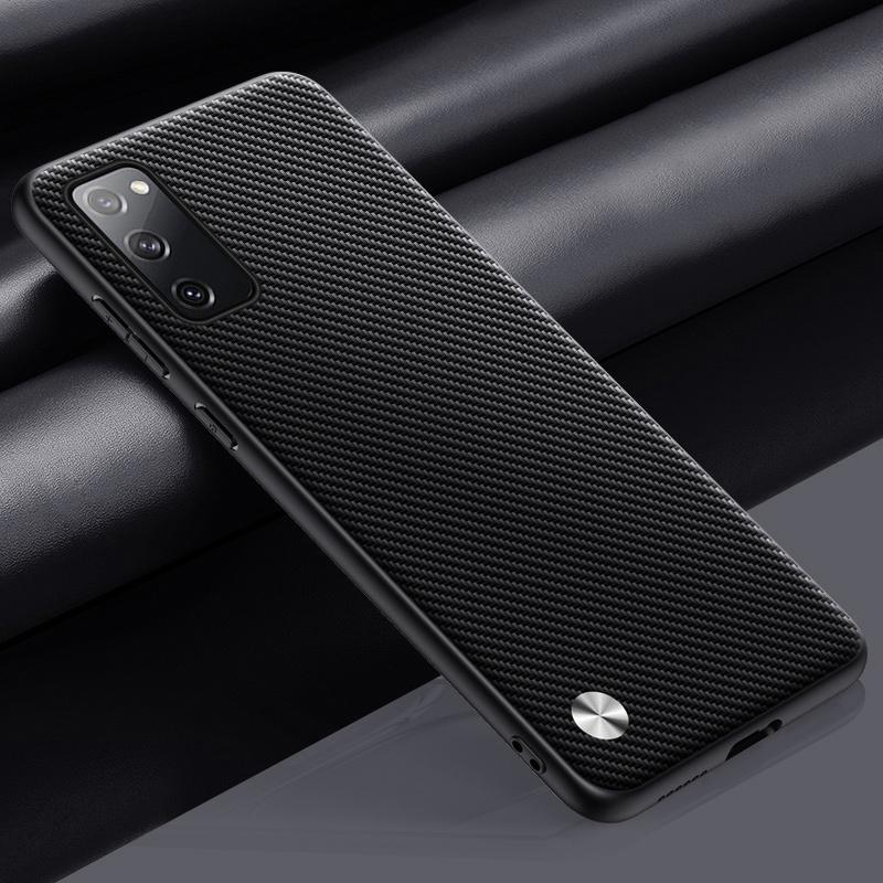 Роскошный чехол из искусственной кожи для Samsung Galaxy S20 FE S20 Plus, матовый силиконовый защитный чехол для телефона Samsung S20 Ultra Coque