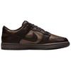 Nike Кроссовки Dunk из износостойкого материала Низкие кеды для скейтбординга Унисекс Коричневый Черный HQ1979-001