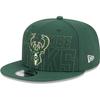 Кепка Snapback New Era NBA 2023 Драфт Milwaukee Bucks -
