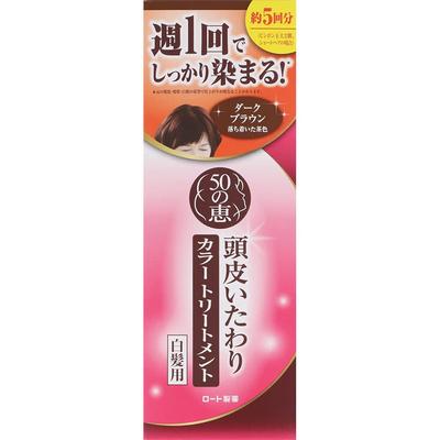 Rohto Pharmaceutical 50 no Megumi Уход за кожей головы против старения, Цвет Темный 150 г Средство, Коричневый,