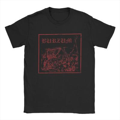 Мужская футболка Burzum Vintage 100% хлопок футболки короткий рукав футболка O Neck одежда подарок