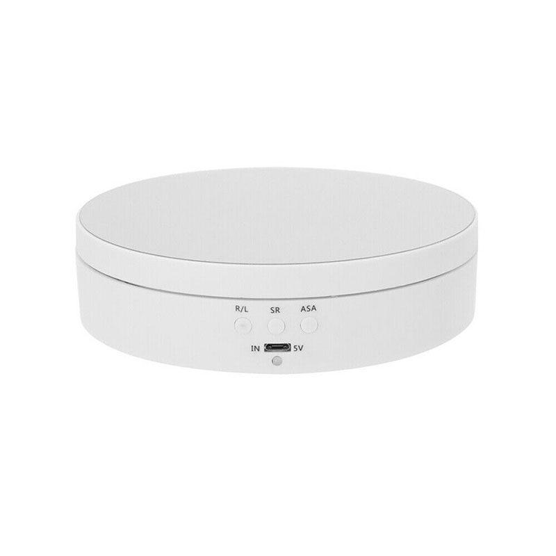 Rotating Display Stand 360-Degree Motorized Spinner Turntable with USB Power Cable for Photography