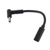 Type C Female To 4.5mm X 0.6mm Power Adapter Cable Plug Converter Charging Cable for HP