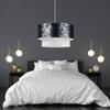 Black Silver Cake Pendant Lamp PVC Material Bedroom Living Room Living Room Chandelier