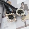 Pearl Circle Buckle Square Buckle Ladies Belt Jeans Belt