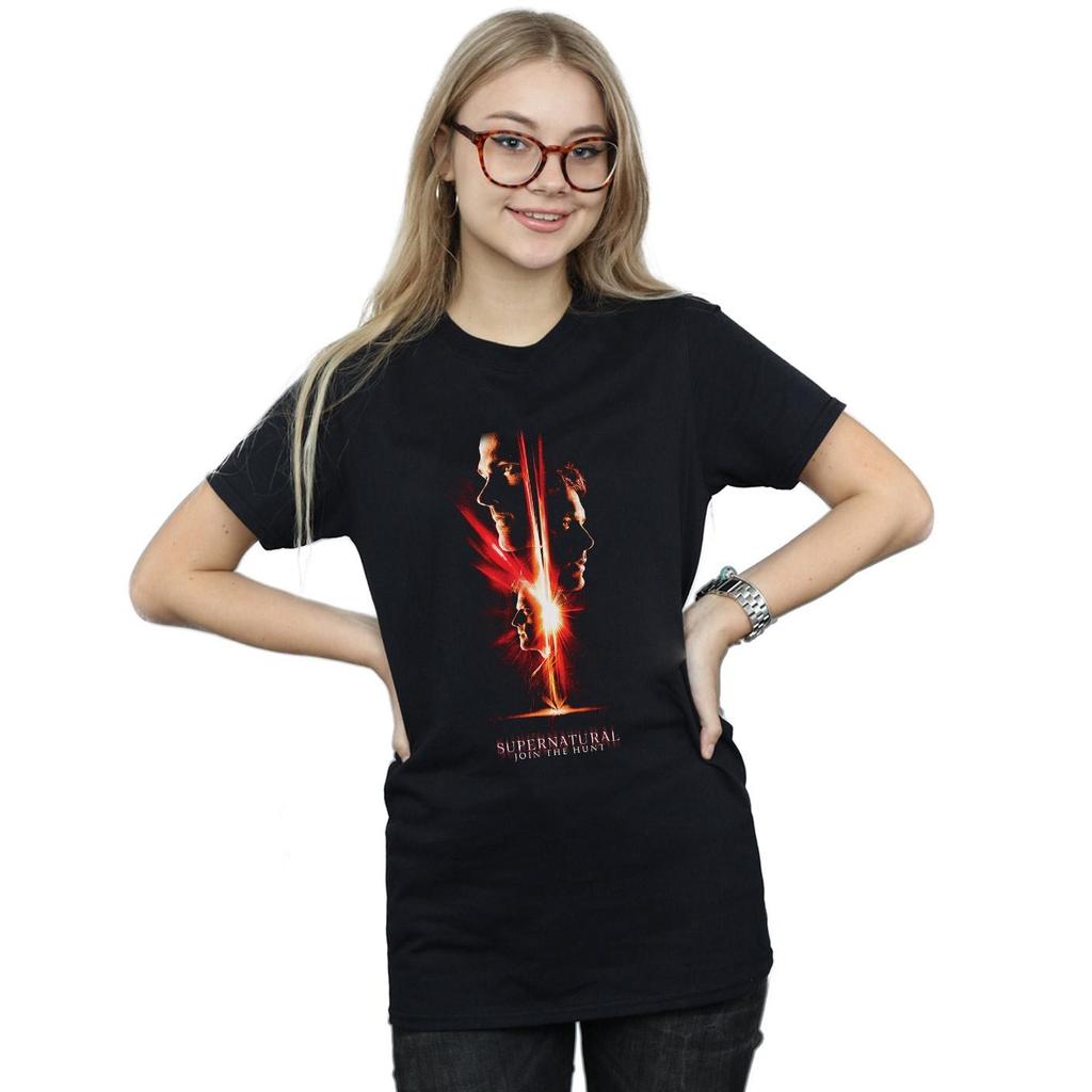 Supernatural Womens/Ladies Dawn Of Darkness Cotton Boyfriend T-Shirt