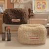 Lamb Hair Cosmetic Bag Plush Storage Bag Cute Stationery Bag Large Capacity Stationery Cosmetic Storage Bag