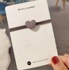 Gift Hair Accessories Women Hair Tie Rope Hair Ring High Elastic Heart-shaped