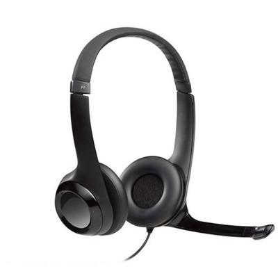 Наушники - Проводные - Logitech - H390 - USB - С шумоподавлением - Черные